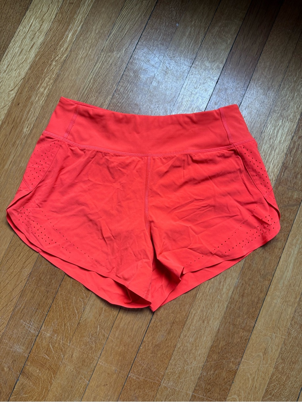 Athleta Coral Laser-Cut Athletic Shorts